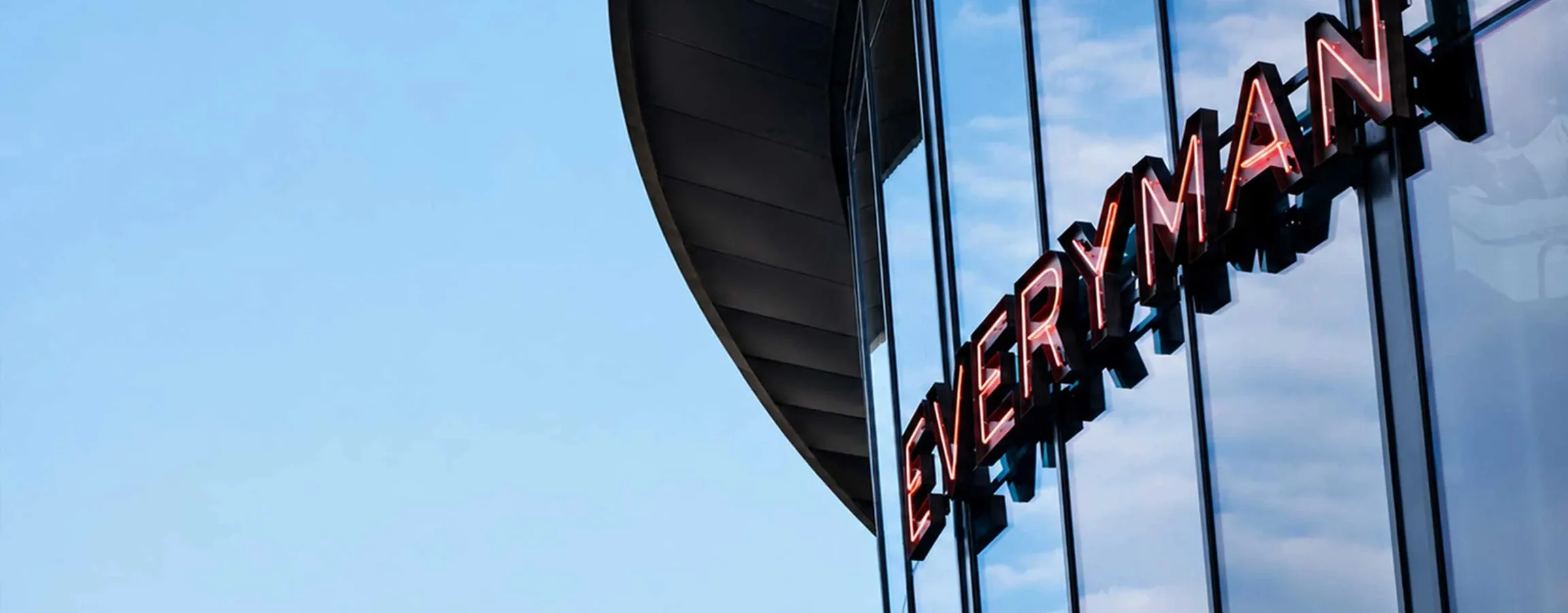 The Everyman cinema signage at Bond Street Chelmsford