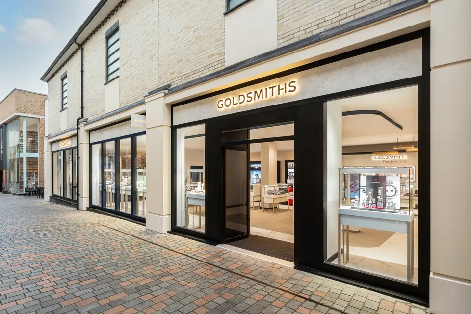 Goldsmiths showroom at 82 Bond Street, Chelmsford