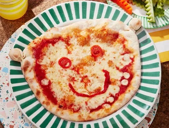 Build-your-own Happy Face Pizza at ASK Italian, Bond Street Chelmsford
