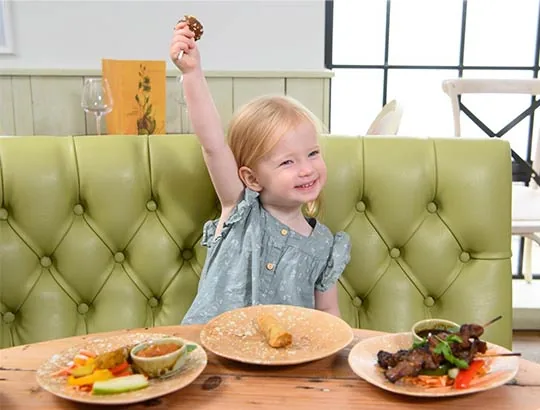 The Squidlets children's menu at Giggling Squid, Bond Street Chelmsford