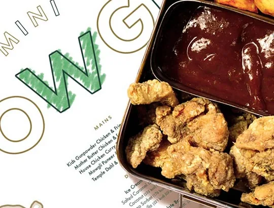 Child-friendly Indian food at Mowgli, Bond Street Chelmsford